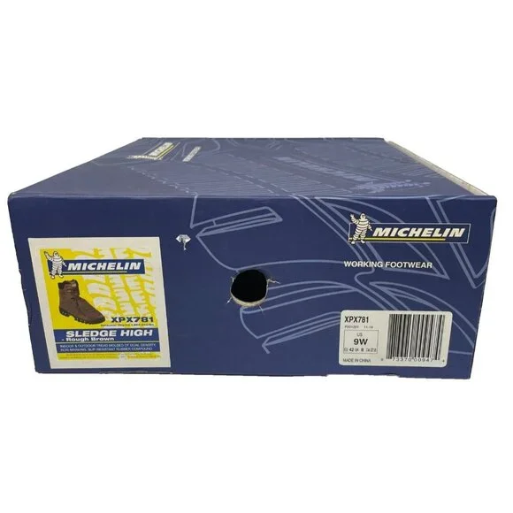 MICHELIN Men's 8" Sledge Steel Toe External Metatarsal Guard Work Boot - Size 9 - Picture 4 of 4